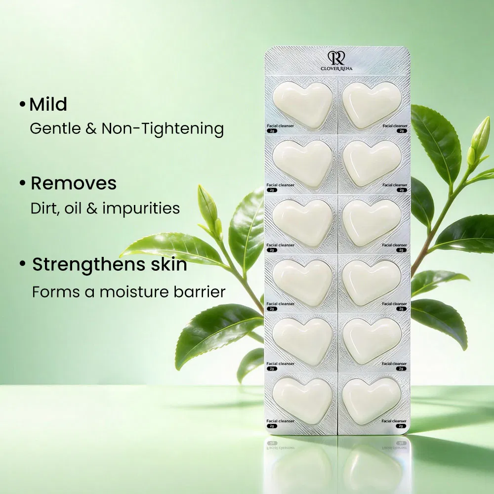 Gentle Facial Cleanser Capsules for Sensitive Skin Care