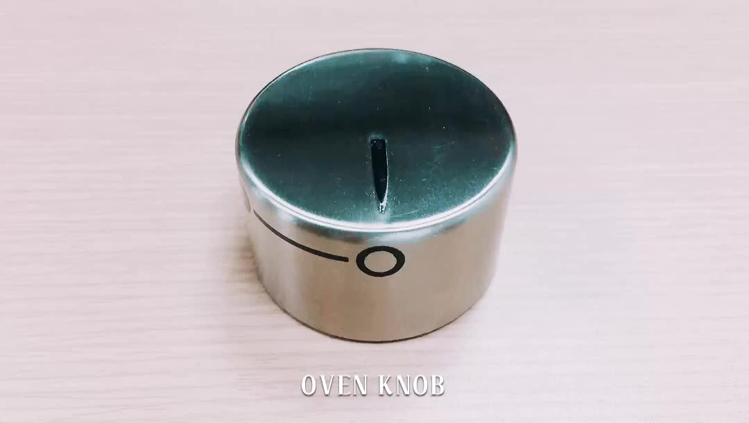 Zamak Gas Oven Control Knob for Temperature Chrome or Nickel Metal