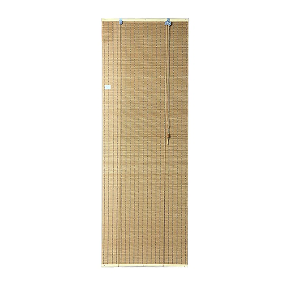 Light Brown Natural Round Bamboo Blind for Home Decoration