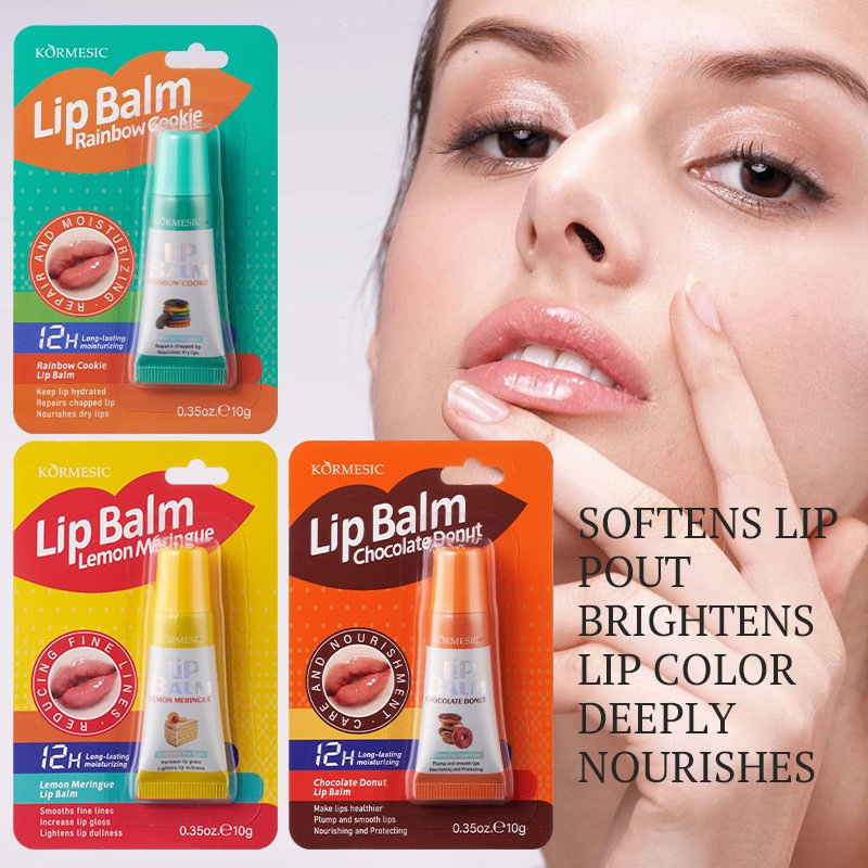Factory Price Rainbow Cookie Moisture Soften Brighten Nourish Lip Balm