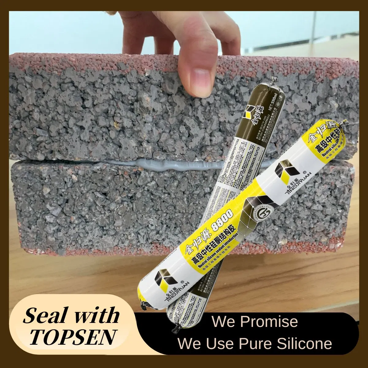 Quickseal Fast-Curing Silicone Adhesive for Roofs, Gutters, and Outdoor Waterproof Sealing Solutions