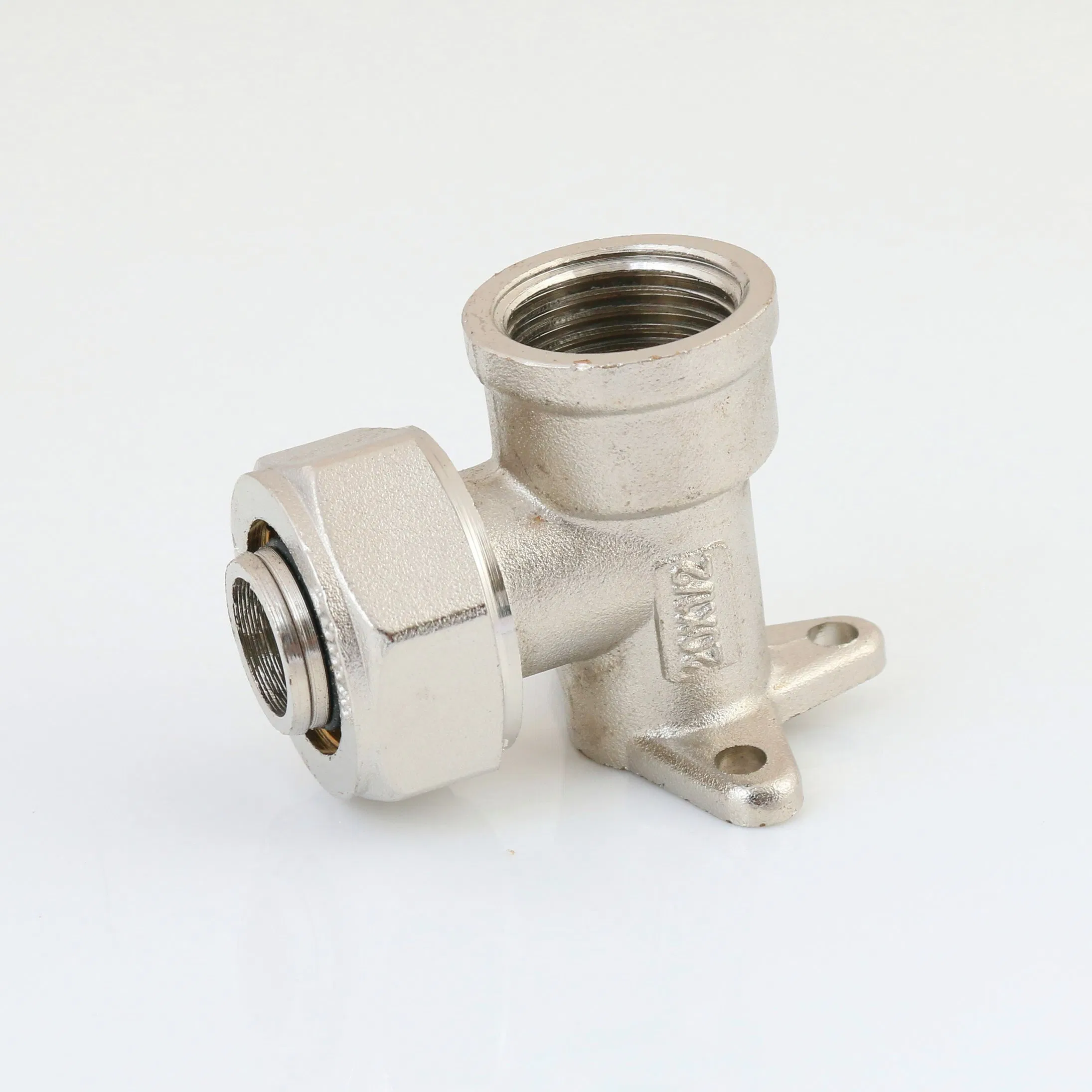 Straight Nickel Plated Male Tube Coupling Connector Brass Compression Fitting for Pex-Al-Pex Pipes