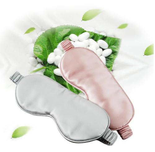 6A Grade Quality Natural Mulberry Silk Eyemask Gift Set 22mm Momme Silk Glossy Silk Eye Mask for Sleeping