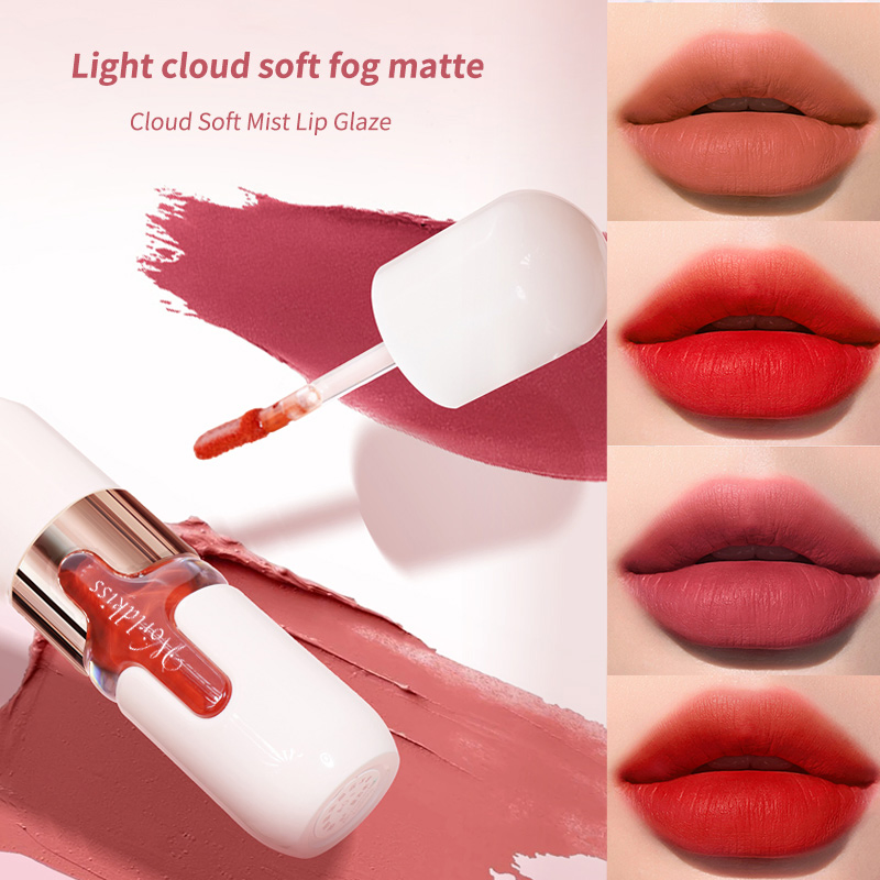 Soft Velvet Texture Moisturizing Matte Long Lasting Lightweight Hydrating Lipgloss