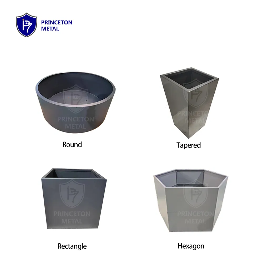 for Distributor Assembled Aluminum Planter Boxes for House Office Studio Backyard Courtyard