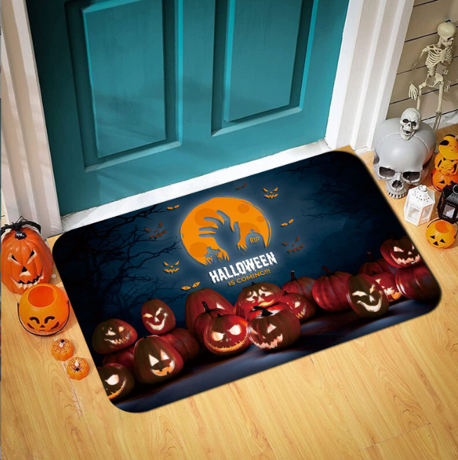 Diatom Mud Absorbent Waterproof Quick Drying Door Carpet for Floor Spring Easter Decorations