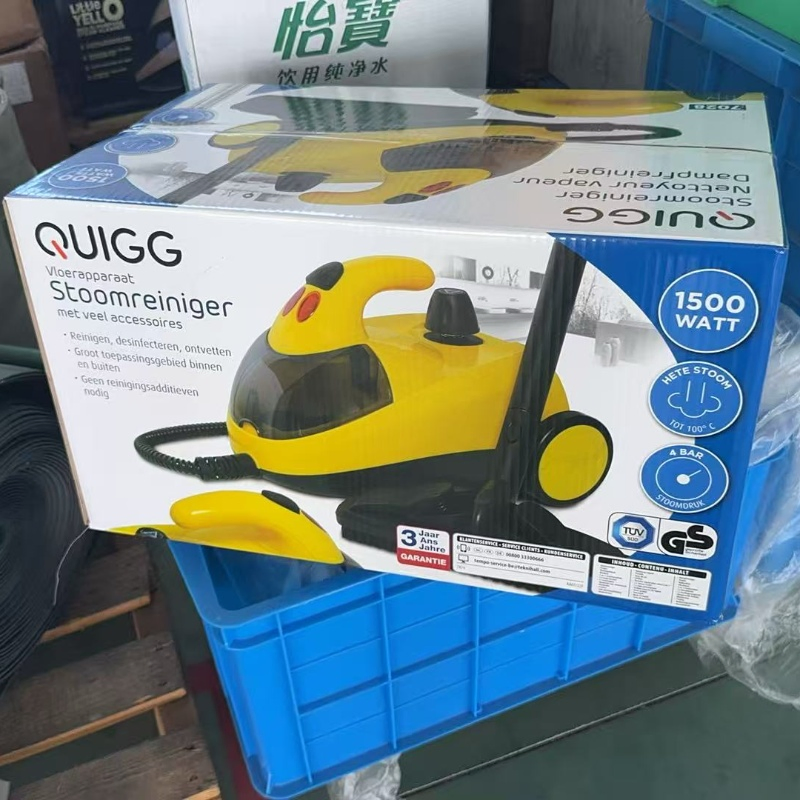 Portable Household Electric Steam Vacuum Carpet Cleaner Wet and Dry Function for Car Hotel RV Canister Installation