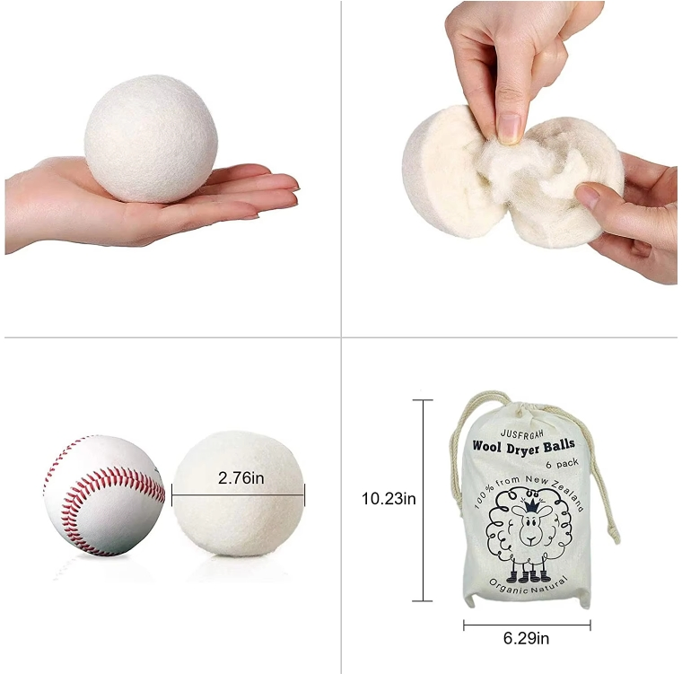 6-Pack Wool Dryer Ball Top Seller Best Selling Products 2025 New Trending in USA Private Label
