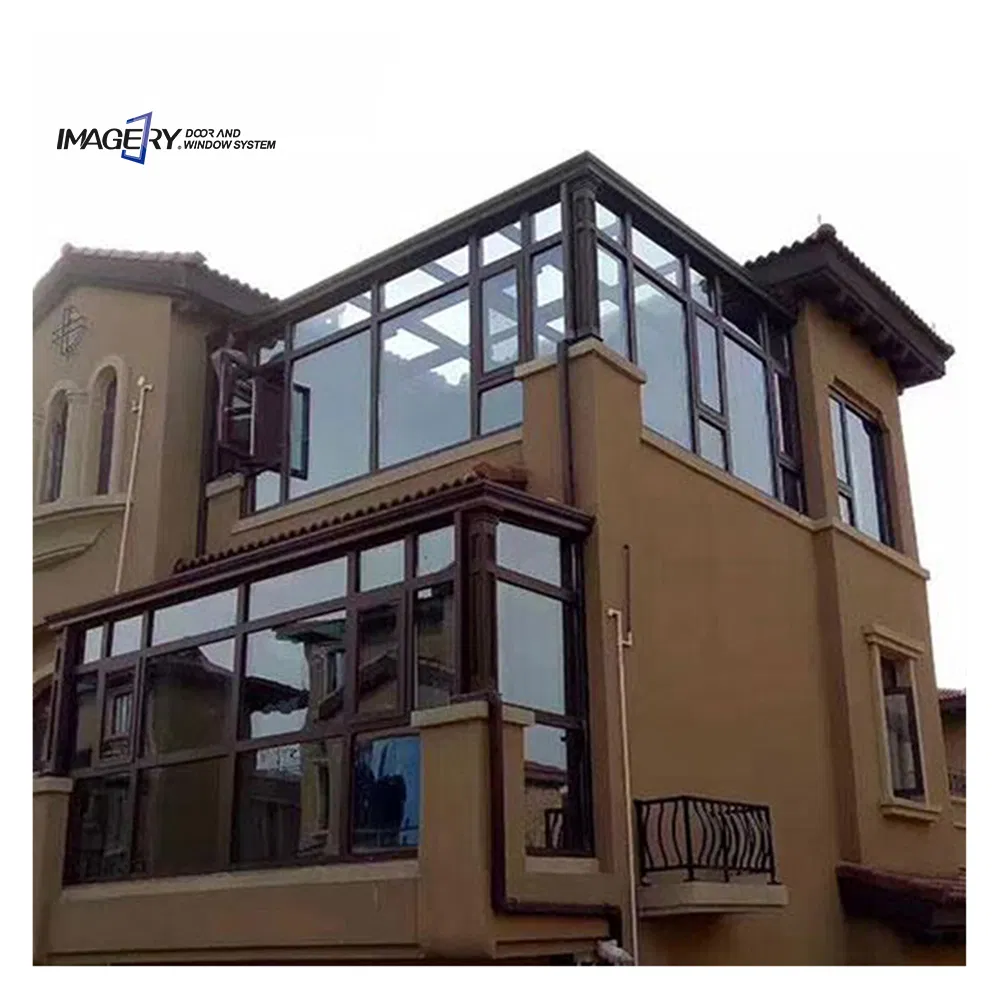 Commerical Outdoor Aluminum Glass Sunroom for Winter Garden House