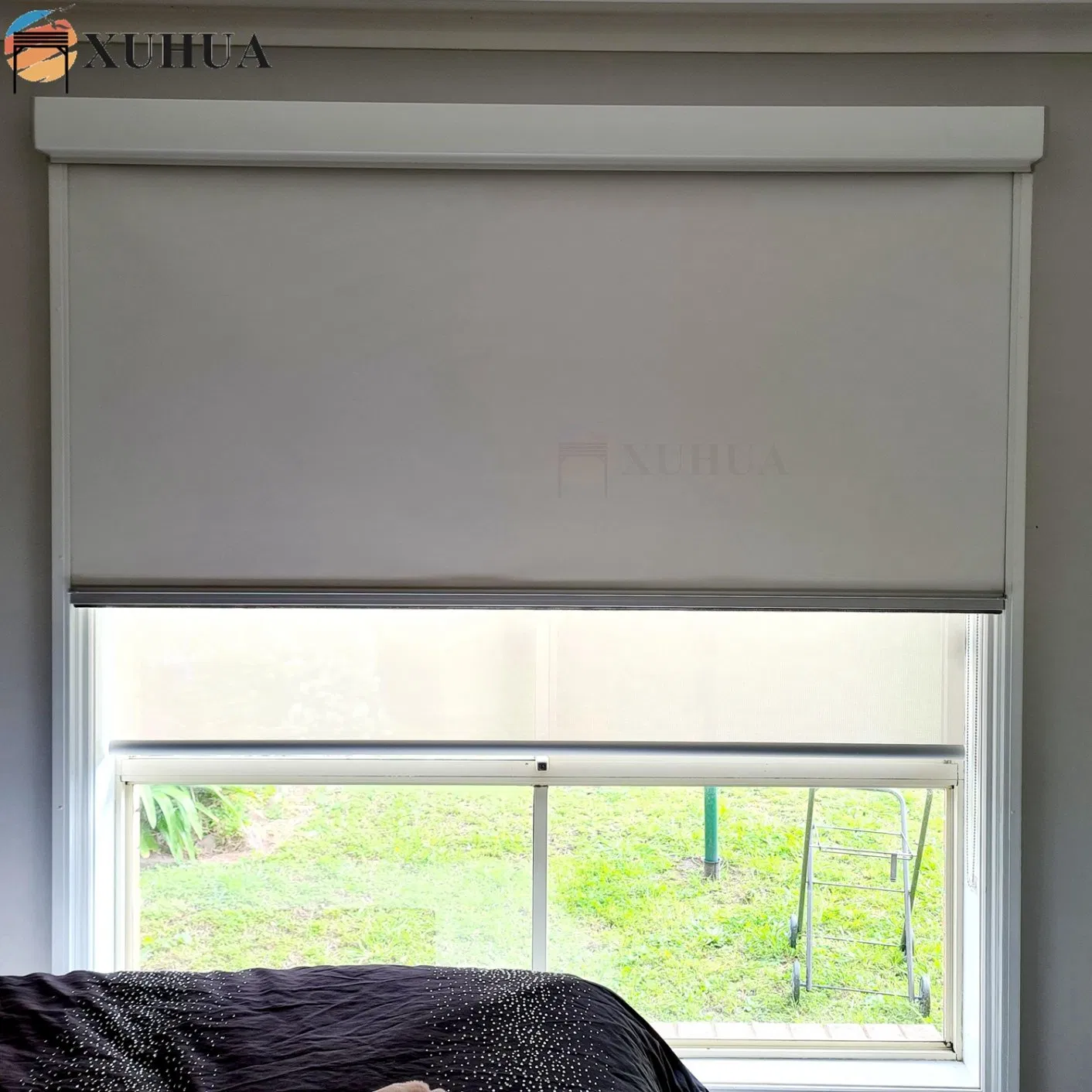Xuhua Customized Ziptrack Outdoor Motorized Roller Motor Blinds Electric Zip Screen Shutters