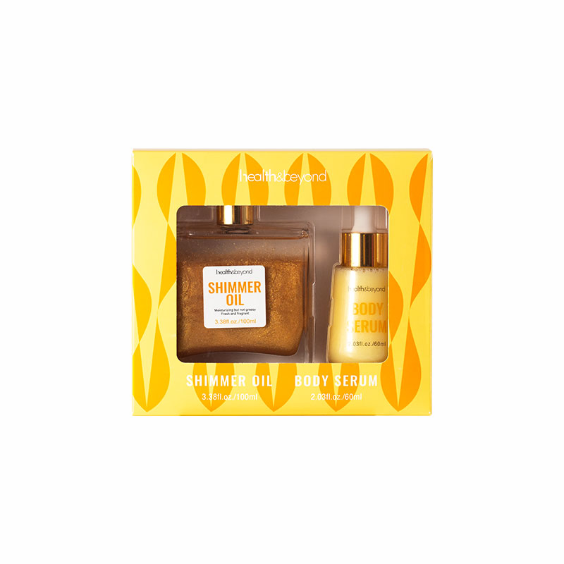 Private Label 100ml Glitter Liquid Spray Super Glow Shimmer Body Oil