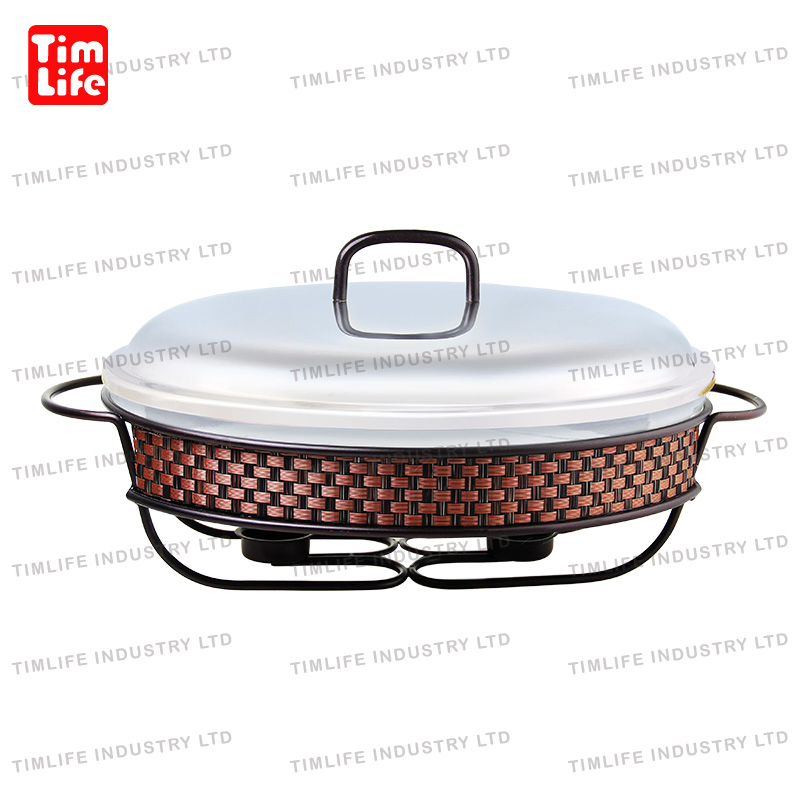 Soup Bowl Food Warmer Chafing Dish Buffet Serving Casseroles Pot Glass