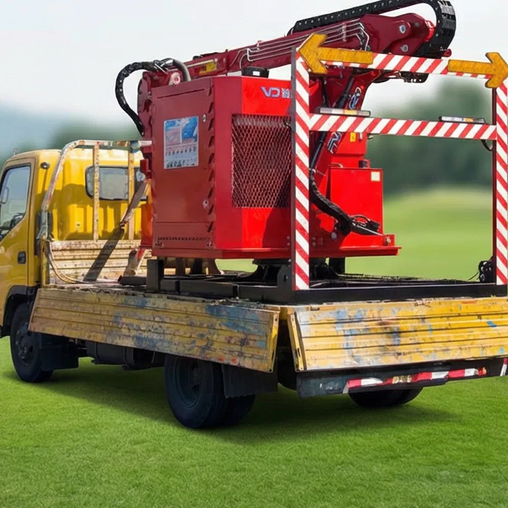 Compact Hydraulic Hedge Cutter with Wireless Remote Control Display