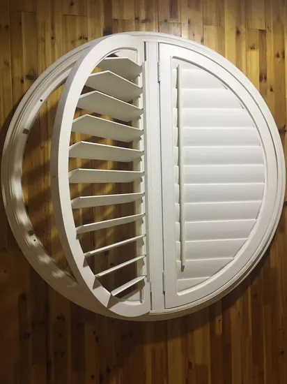 Custom Shaped Shutters for Specialty-Shaped Windows Covering Custom Shapes and Arches