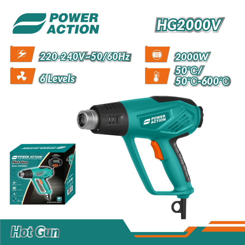 Electric Hot Air Heat Gun Easy Hand Operate Heat Blower Gun