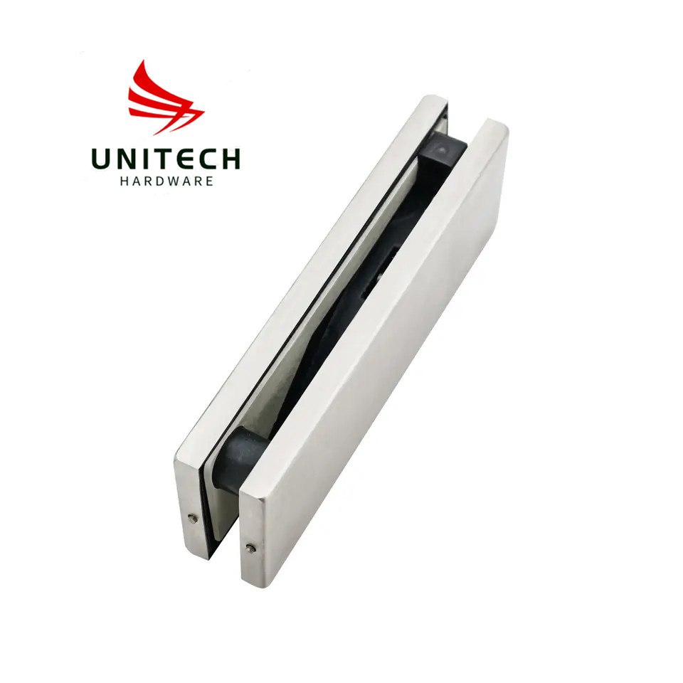 Stainless Steel Glass Door Top Patch Fixed Clamp Glass Fitting Hinge Pivot