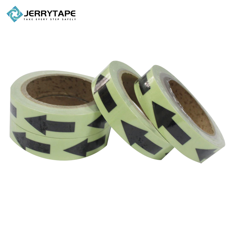 High-Intensity Glow in Dark Tape - DIN67510 Certified Emergency Escape Path Marking for Buildings