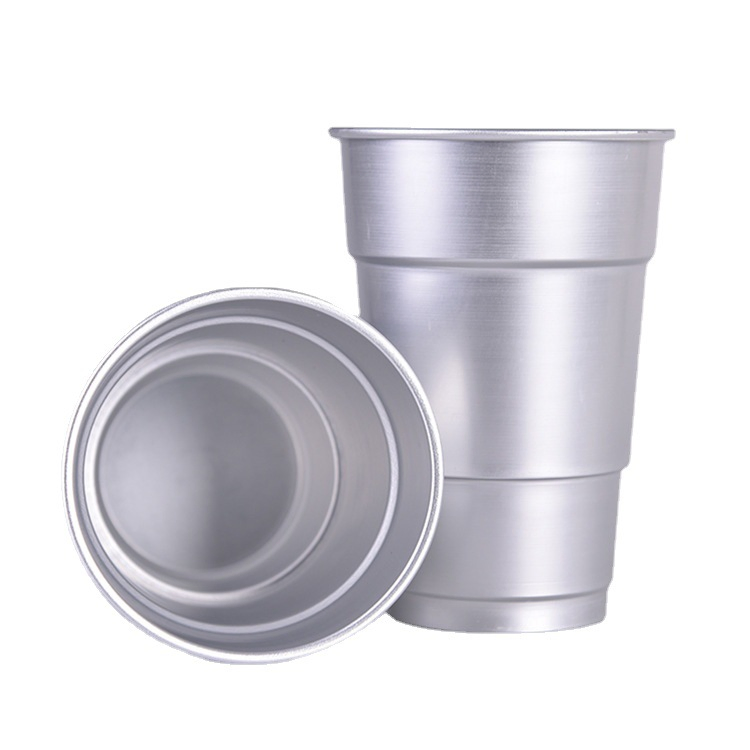 High Quality Silver Anodized Metal Aluminum Cup for The Singleton Usquaebach Monte Carlo Beluga