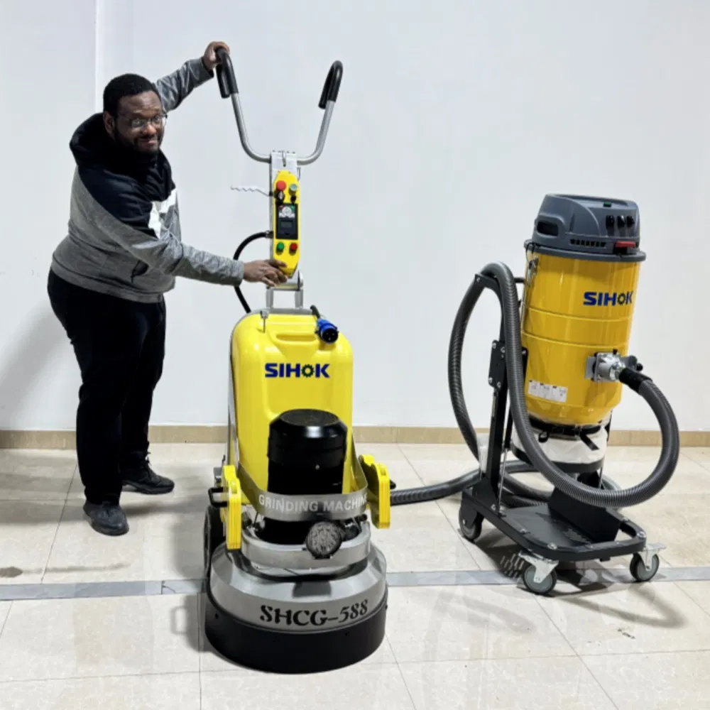 Шлифовальная машина для пола 580 мм, 12 головок, 7.5 кВт