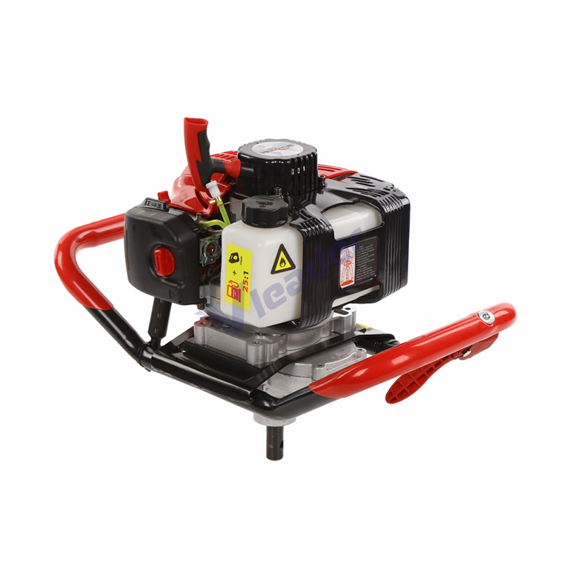 Portable Handheld Post Driver with Recoil Start & 1.2L Fuel Tank