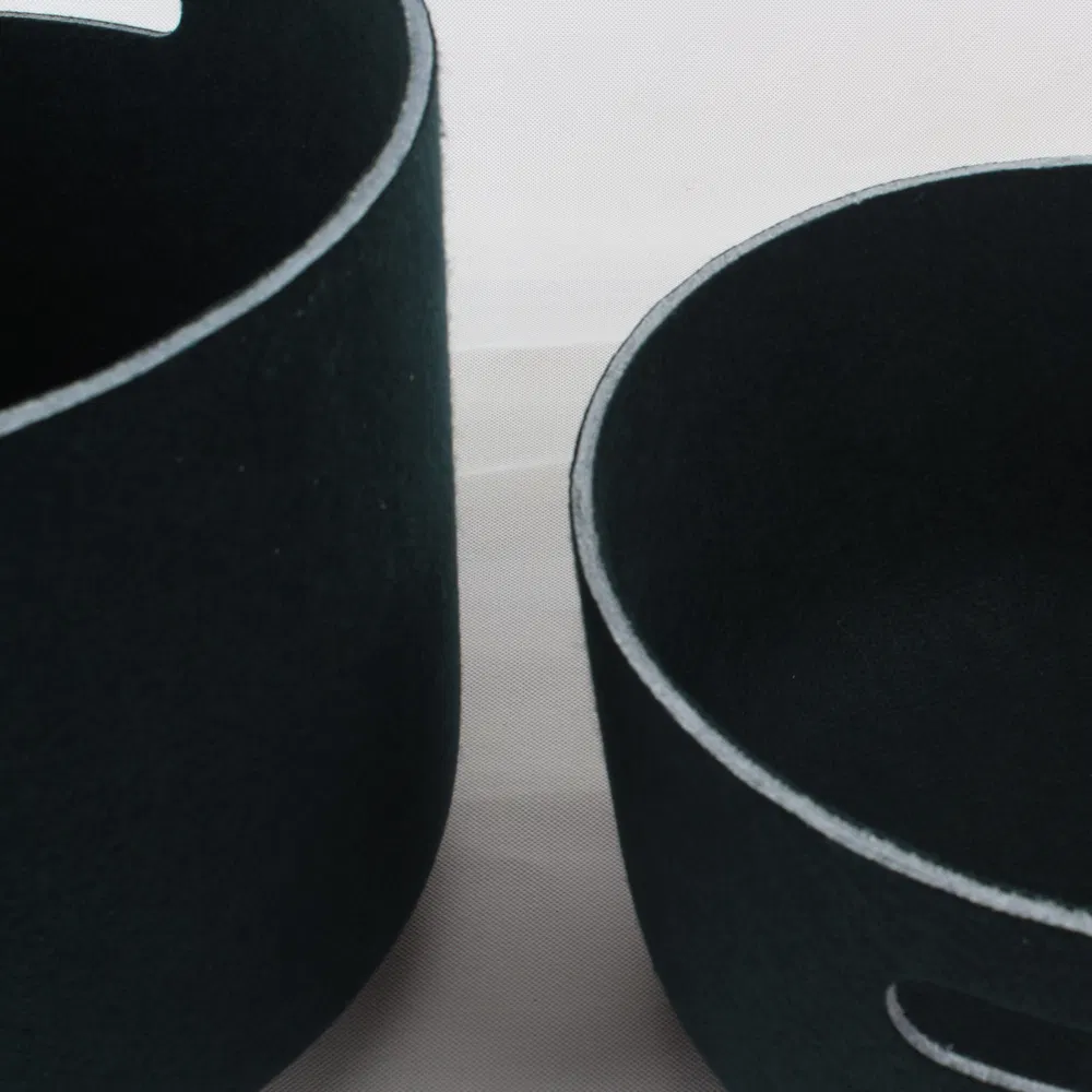 Handle Assembly Natural Square Camping Non-Woven Recyclable Pet Cereal Storage Containers