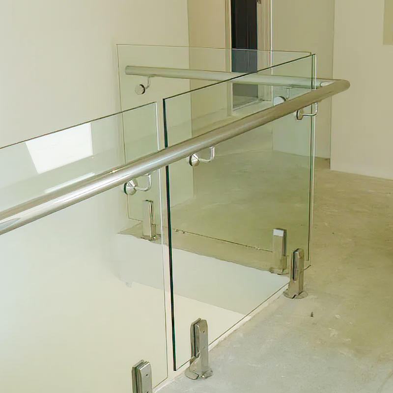 304 316 Stainless Steel Glass Railing Balustrade Pool Frameless Railing Design for Balcony and Stair Handrail Post