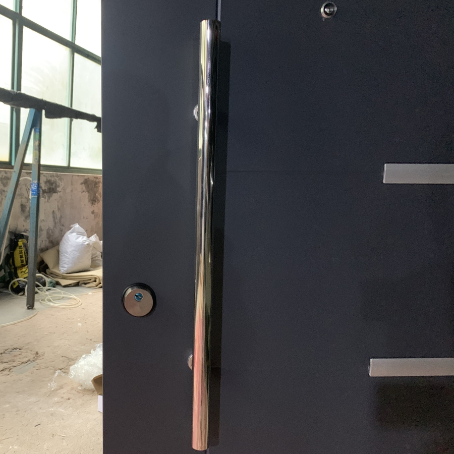 Qualified Wholesale Exterior New Security Single Main Gate Entrance Metal Steel Door