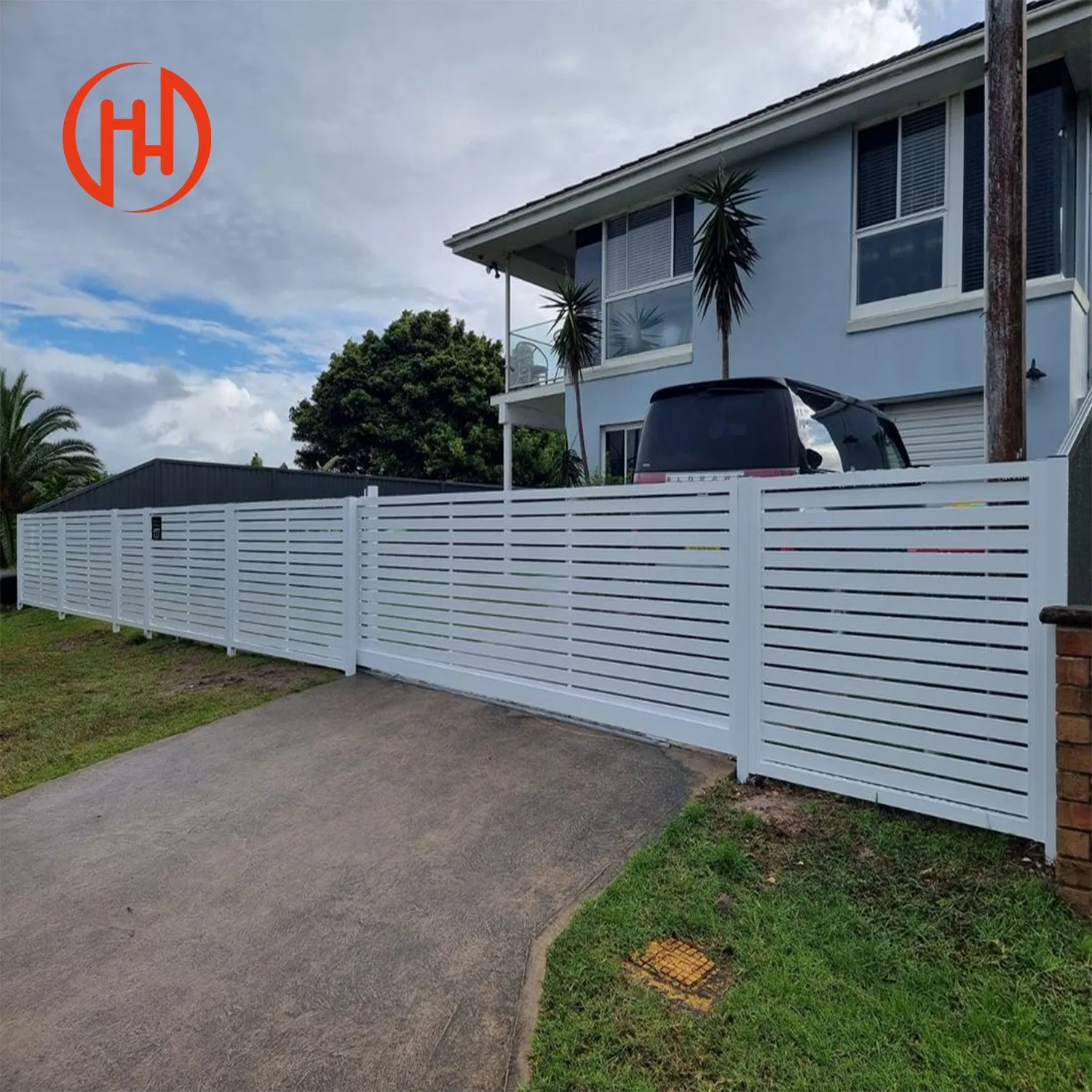Aluminum Slat Garden Fence with OEM Australia Design