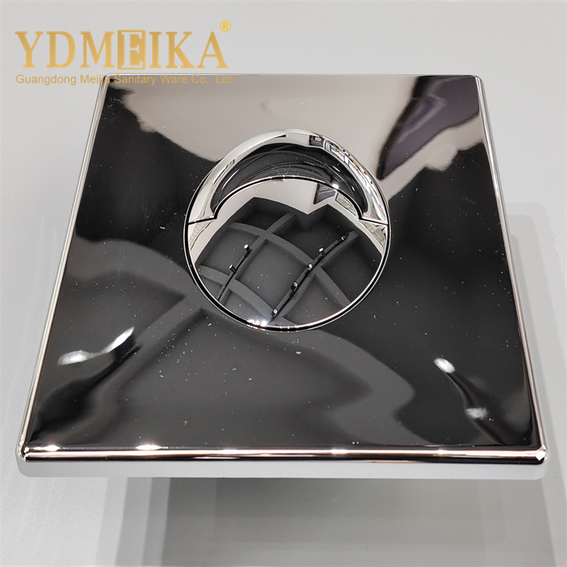 New Design High Quality Concealed Cistern Push Button Bright Silver Flush Button Panel