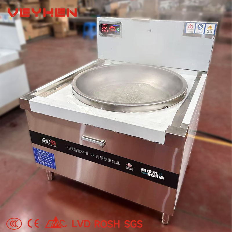 Commercial Induction Cooking Stove with Thickened Stainless Steel Body