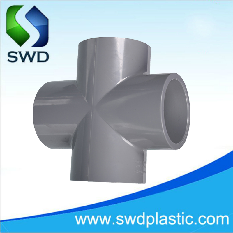 2024 Hot Sale Chemical Plastic Pipe Fitting CPVC Cross