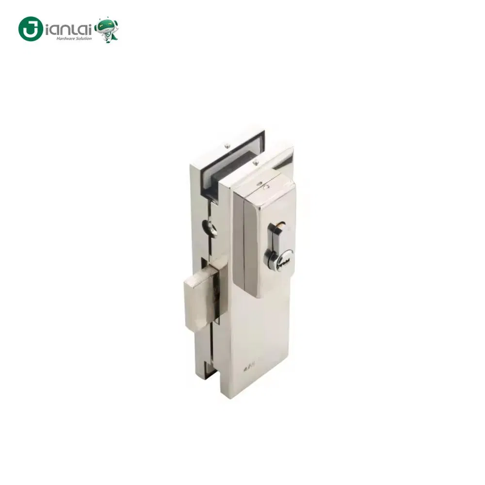 Sliding Glass Hardware Commercial Entrance Safety Anti-Theft Stainless Steel Lock Patch Fitting