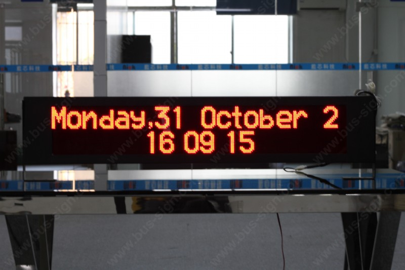 Moving Message Bus LED Display Sign