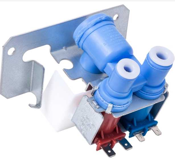 Refrigerator Dual Solenoid Inlet Water Valve Part
