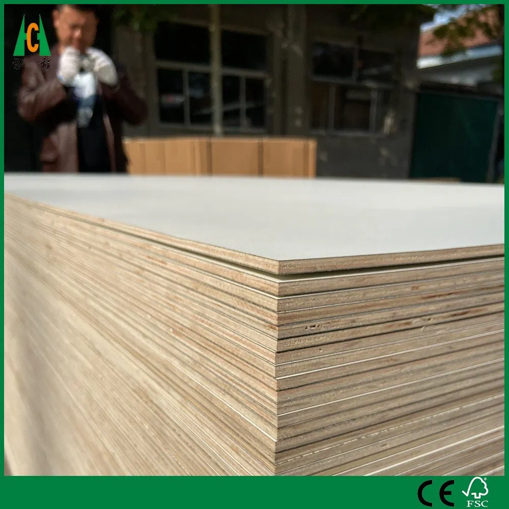 Furniture Grade Melamine Plywood Warm White Color