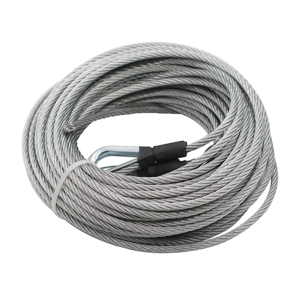 4mm 5mm electric Galvanized Steel Wire Rope for Rolling Shutter Doors