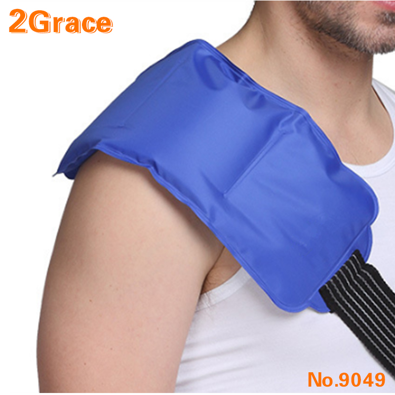 Pain Relief Ice Pack with Strap for Hot N Cold Therapy Reusable Gel Pack for Injuries