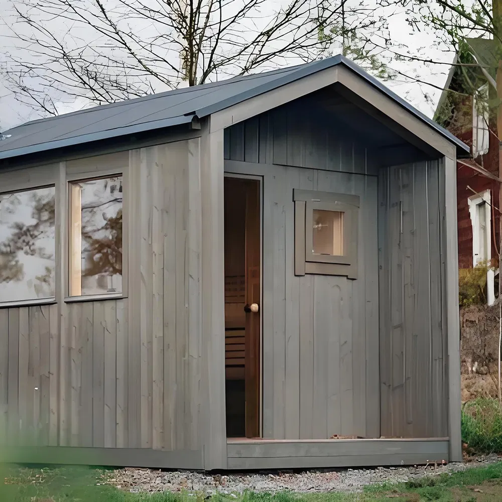 Финская сауна на 8 человек с системой высокотемпературного нагрева