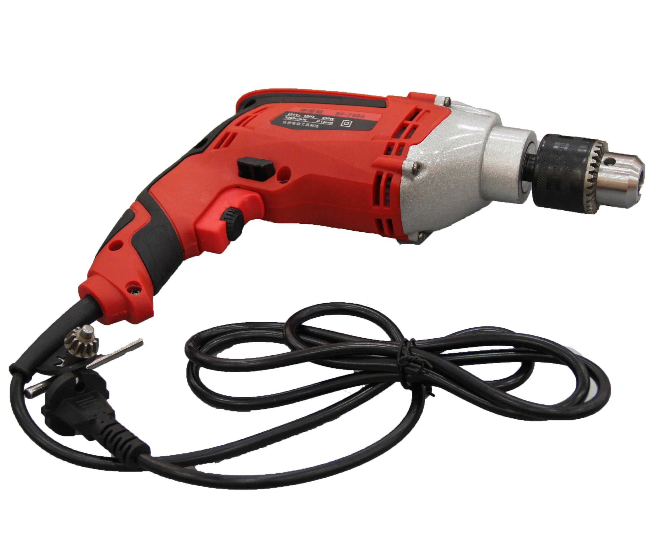 Ручная электрическая дрель Goldmoon 13мм, набор