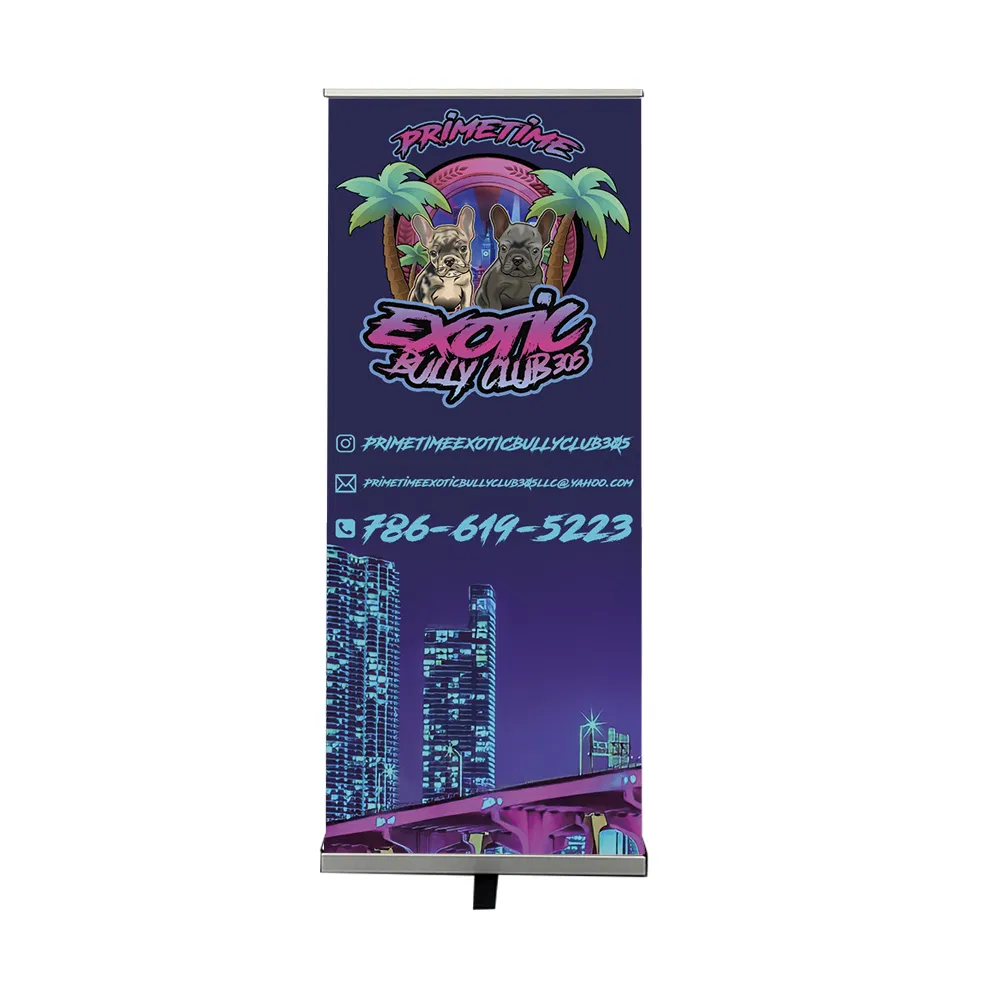 Cheap High Quality Aluminum Frame Roll up Display Roller Banner for Sale