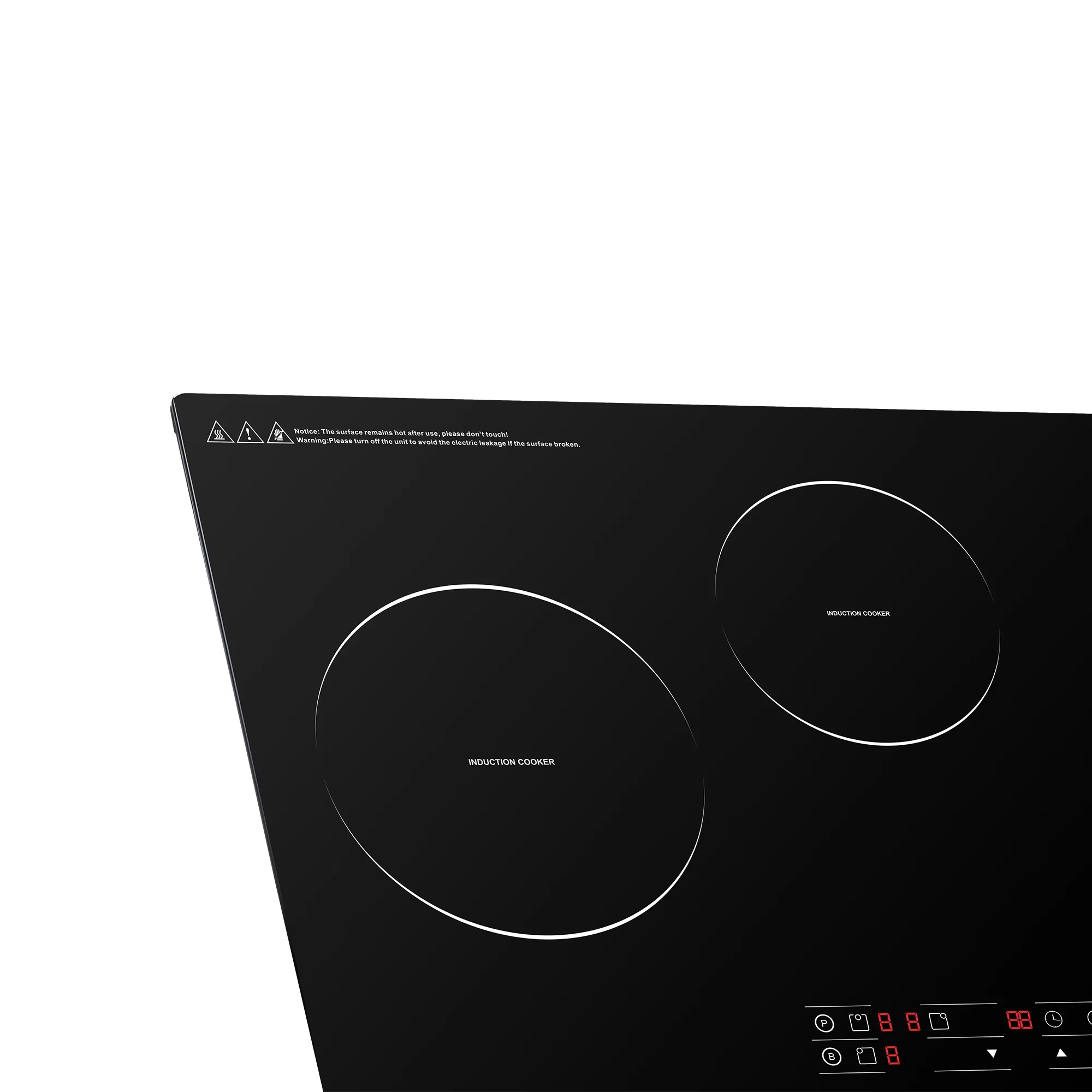 Versatile Electric Induction Cooktop with 3 Powerful Burners