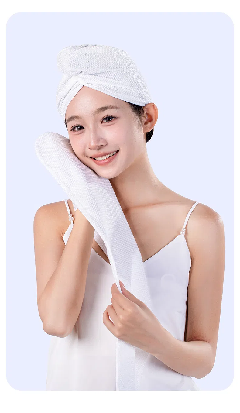 Disposable Hair Drying Cap Nonwoven Head Wrap Hair for Travel