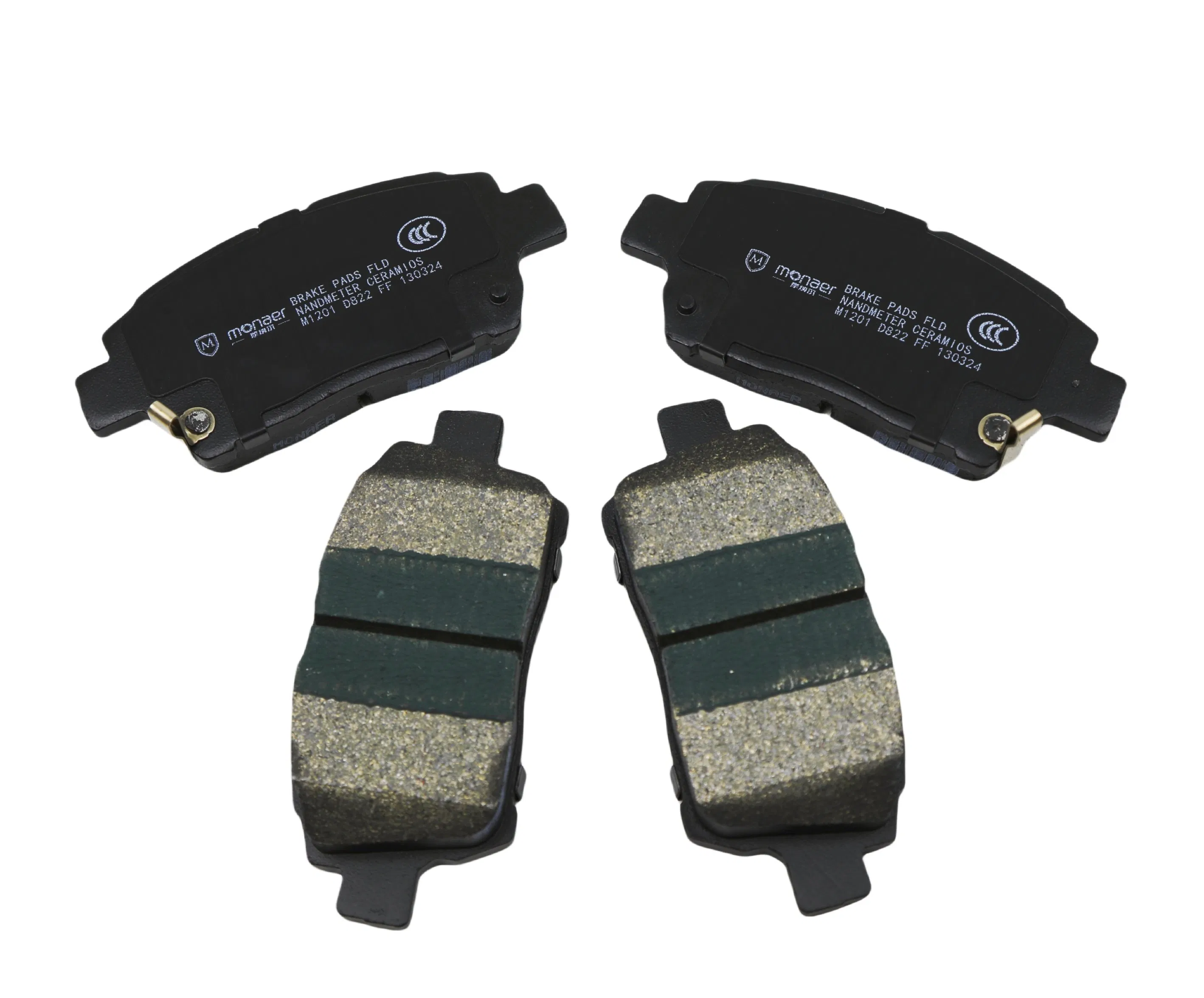 High Performance Monroe Brake Pads D822 Ceramic Front Disc Brake Pads for BYD/Toyota