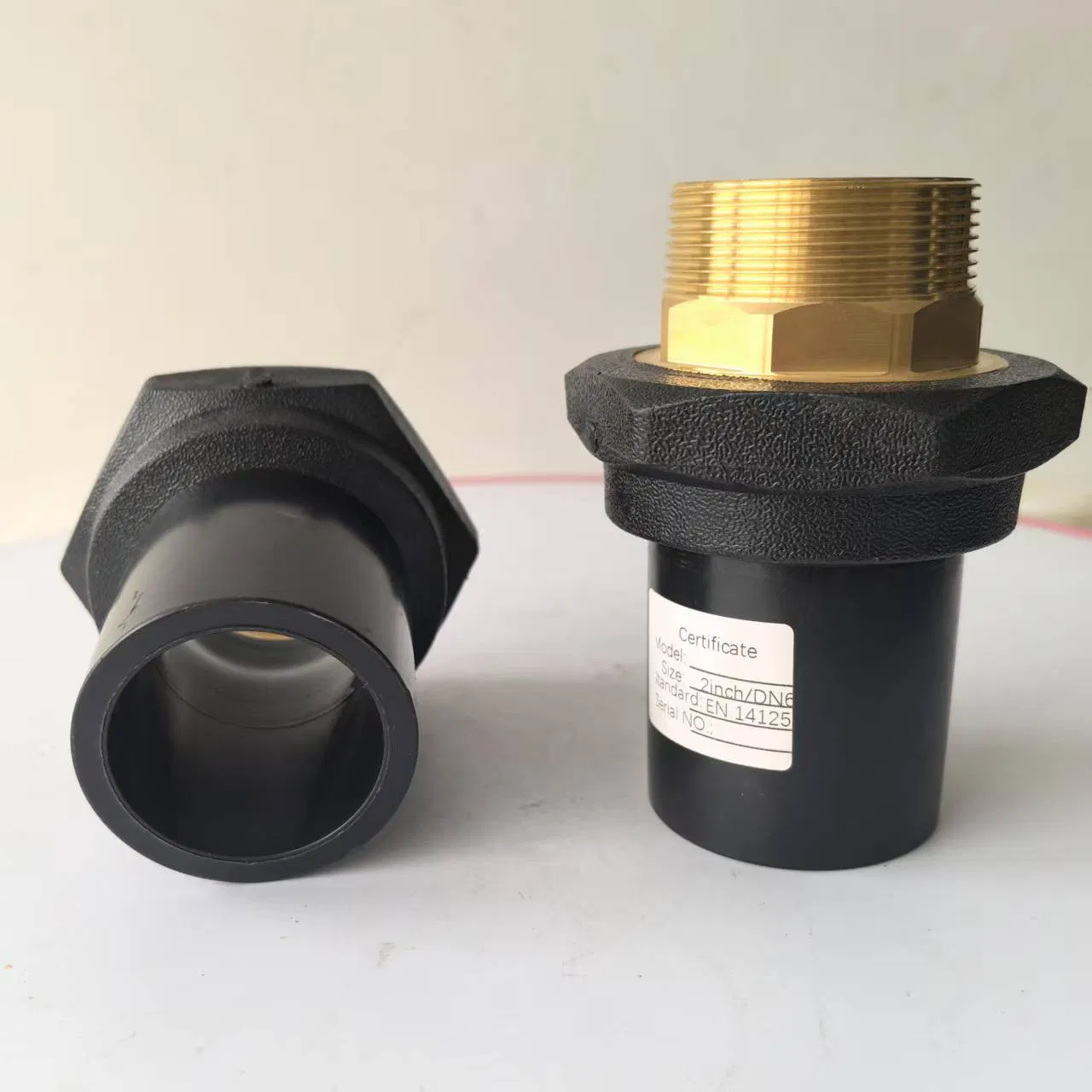 PE Steel Transition Brass Threaded Fittings for Gas and Water Supply