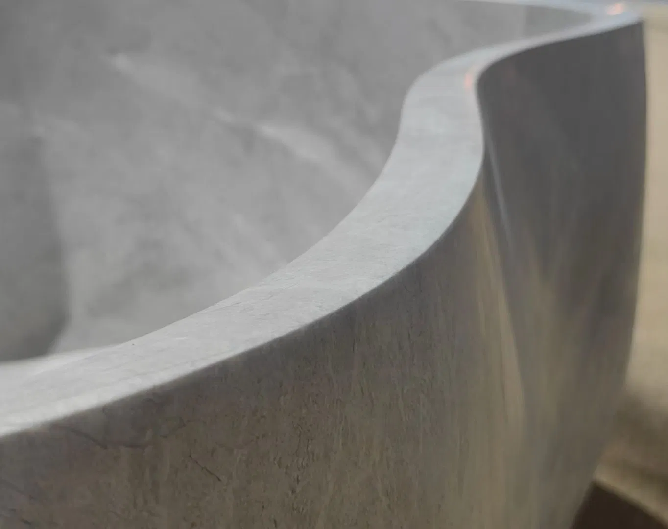 Natural Stone Polished/Honed Grey Marble Bathtub for Home/Hotel/House/Resorts/villas Bathroom decoration