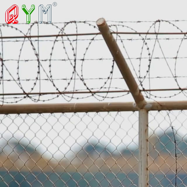 Airport Security Fence Galvanized Razor Wire Prison Fence