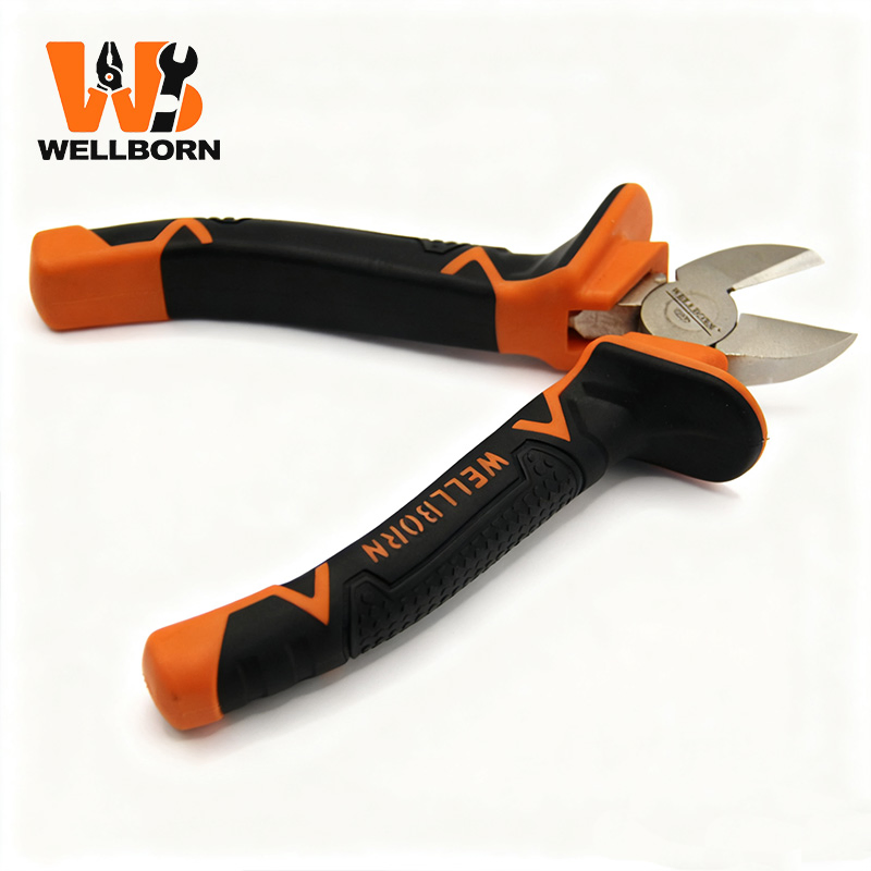 Диагональные кусачки Wellborn, усиленные, 20 см