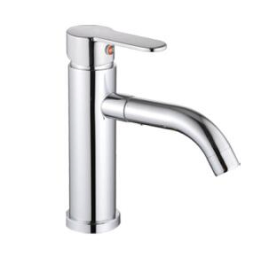 Deck Mounted Basin Sink Water Mixer Tap Bathroom Faucet