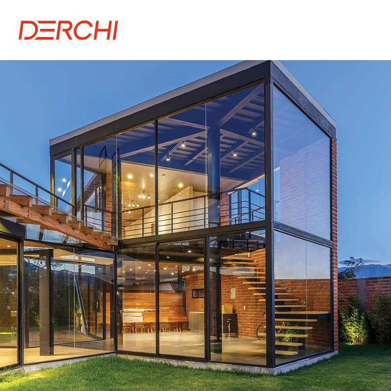 Tempered Glass Aluminum Alloy Balcony Sun Room Windows and Door Prefab Sunroom