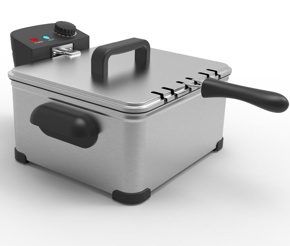 Kitchen Manual Adjustable Control 4.5L Electric Multi-Functional Oil Deep Fryer